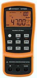 KEYSIGHT U1732C 100Hz/120Hz/1kHz/10kHz Handheld LCR Meter