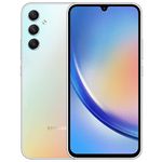 SAMSUNG Galaxy A34 5G + 4G LTE Latin American Version (256GB + 8GB) Unlocked Worldwide (Only T-Mobile/Mint/Metro USA Market) 6.6" 120Hz 48MP Triple Camera (Awesome Silver)