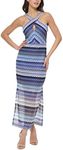 Guess Womens Halter Long Maxi Dress