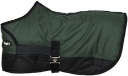 Tough 1 600D Waterproof Poly Adjustable Foal Blanket, Hunter Green, Large