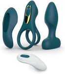 Tracy's Dog Couples Vibrator Kit - Includes Vibrating Cock Ring, Panty Vibrator & Butt Plug with Removable Rechargeable Bullet, Remote-Controlled Adult Sex Toy Set for Women & Couples Pleasure Play