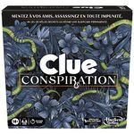 Clue Conspiracy Board Game for Adults and Teens | Secret Role Strategy Games | Ages 14+ | 4-10 Players | 45 Mins. | Mystery Games | Party Games (French)