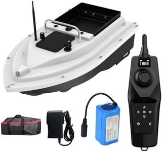 CRESEAPRODUCTS GPS RC Esca Barca per Pesca barca barchino carpfishing con Telecomando GPS, Navigazione Automatica, Ritorno automatico