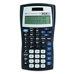 Texas Instruments TI-30X IIS 2-Line Scientific Calculator, Black with Blue Accents