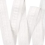 The Bead Shop Curtain Tape | White 25mm 1 Inch Header Tape 10 metres | Heading Tape for Pencil Pleat Curtains, Wave Curtains | Supplied A UK Brand