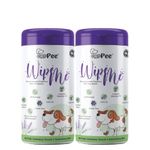 PUPPEE Wipe ME Pet Wipes 200 Count 100% Biodegradable Wet Wipes for Dogs & Cats| Eye Tear Stain Cleansing, Deodorising & Grooming Wipes | Lavender Essential, Vitamin E & Olive Oi