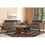 CASASTYLE Vinesavo 5 Seater Fabric 3+2 Sofa Set (Dark Beige)