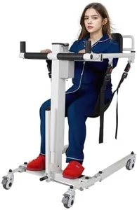 Electric Patient Lift, Transfer Chair Lift Aid for Disabled, Portable Folding for Car, Lift Elderly Seniors from Bed to Chair, Daily Lift and Transfer Need for Home Use, 290LBS Weight Capacity