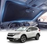 DMJN Windshield Sun Shade for Honda CRV (2023-2026), Car Sunshade for Front Windshield [Nano Ice-Crystal Coatings] UPF50+ Heat Block & UV Reflective - Protect Interior & Keep Cooler