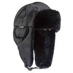 Ergodyne N-Ferno 6802 Thermal Winter Trapper Hat, Black, Large/X-Large