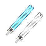 2 Pack 13 Watts UV UVC G23 Base Germicidal Ultraviolet Light Bulb Compatible w/Jebao Pond Sunsun Grech, UV Light for Pond