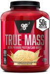 BSN TRUE-MASS Weight Gainer, Muscle Mass Gainer Protein Powder, Vanilla Ice Cream, 5.82 Pound