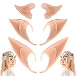 CEDAR BRIGHT Cosplay Fairy Pixie Elf Ears - Party Dress Up,Costume Masquerade Accessories for Halloween Christmas (3 Pairs)