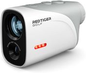REDTIGER Mini Golf Range Finder with 1200 Yards, IP65 Range Finder Golf with Slope Switch, 7X Magnification, Magnetic & Rechargeable Golf Rangefinder, Flag Pole Lock Vibration