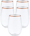 48 piece Stemless Unbreakable Cryst