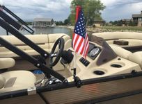 Caddie Buddy American Flag Clamping Mount for Boats (American Flag)