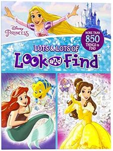 Disney Princess Cinderella, Ariel, Belle, and More! - Lots and Lots of Look And Find Activity Book - PI Kids