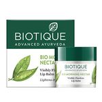 Biotique Morning Nectar Lightening Visibly Flawless Lip Balm, 12 g (Transparent)