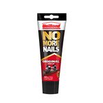 UniBond No More Nails Original, Heavy-Duty Mounting Adhesive, No Nails Strong Glue for Wood, Ceramic, Metal & More, White instant Grab Adhesive, 1 x 234g Tube