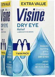 Visine Dry Eye Relief Lubricant Eye Drops 2 x 0.5 oz (3 Pack)