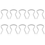 10pcs Window Winder Handle Metal Clips Holden Door Window Handle Retainer Roll Up Winder Handle Retaining Clip