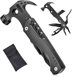 Pero Pero All in One Survival Tools Hammer, Portable Folding Multifunctional Hammer for Outdoor Hiking and Camping, Vehicle Mounted Emergency Claw Hammer Gadgets Accessories