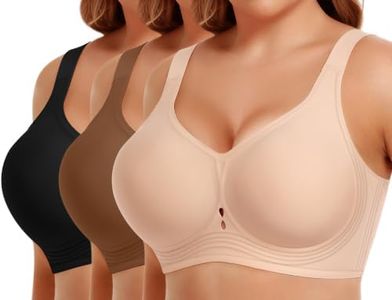 SIMIYA Jelly Bras for Women No Underwire Plus Size Push Up Bra