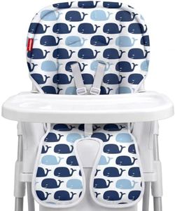 Mamatepe Baby High Chair Cover Replacement, Blue Whale