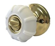 New Enjoy Cover - Door Knob Cover Grips Non Slip Arthritis & Senior Living Aids Grippy Easy Open Decorative. Simple Functional Effective Solution- 4 Pack (White, Cove)