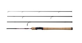 Abu Garcia Diplomat V2 Travel Fishing Rod – Compact 4-Piece Carbon Travel Rod for Multiple Species, Premium Cork Handle, Ideal for Freshwater and Saltwater Fishing 2.44m 10-35G