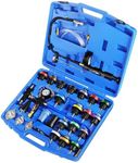 JIFETOR Radiator Coolant Pressure Tester Vacuum Refill Tool Kit, 28PCS Automotive Cooling System Leak Test and Pneumatic Purge Fill Set with Testing Adapter Caps Universal for Airlift Car Auto Truck