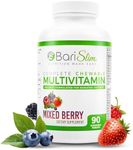 BariSlim Complete Chewable Bariatric Multivitamin - 45 mg of Iron - Chewable Bariatric Vitamin and Supplement for Post Bariatric Surgery Including Gastric Bypass and Gastric Sleeve - Mixed Berry