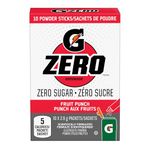 Gatorade Zero Powder Fruit Punch 10 X 2.9g