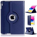 Case For iPad 10th Generation 2022 10.9 inch Rotating Smart Folio Cover for iPad 2022 10th Generation (BLUE)