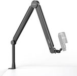 IXTECH Premium Microphone Boom Arm with Desk Mount, 360° Rotatable, Fully Adjustable, for Podcast, Video, Gaming, Radio, Studio, Recording, Sturdy and Universal VALIANT Model