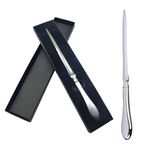 Toyvian 1pc Letter Opener, Alloy Envelope Opener Silver Letter Opening Knife for Sealed Documents or envelopes in Home or Office (9 inch)