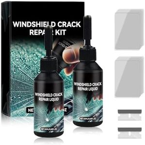 Windshield Crack Repair Kit, 2025 New Cracks Gone Glass Repair Kit, Upgrade Car Windshield Crack Repair Fluid for Chips and Cracks, Glass Crack Repair Liquid for Automotive Windscreen Tool (2 Set)