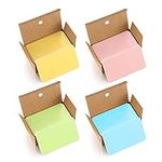 400 Pcs Colored Blank Kraft Paper Cards, Craft Cards Paper, Multicolor Business Message Cards, Flash Cards Blank for Learning, Study, DIY, Memory(Pink/Green/Yellow/Blue)