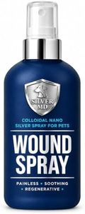 SilverMD Wound Spray for Dogs, Cats & Pets, 8 Oz., Nano Silver Hot Spot Itch Relief for Irritation, Minor Wounds, Cuts & Daily Care, Alcohol & Fragrance Free No-Sting Clean Formula for Sensitive Skin