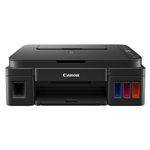 Canon PIXMA MegaTank G2012 All in One (Print, Scan, Copy) Inktank Colour Printer with 2 Additional Black Ink Bottles (Per Black Bottle Yield 6000 Prints and Colour 7000 Prints) for Home/Office