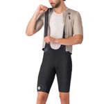 CASTELLI Men’s Endurance 4 Bibshort, Road Cycling Bibshorts, Seat Pad & Endurance Evolution Fabric for Long-Distance Comfort - Black - Large
