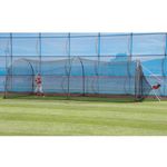 Heater Sports Xtender 24' Baseball & Softball Batting Cage Net & Frame (Machine NOT Included) - Durable Fiberglass Frame and Polyester Netting | Ideal for Batting Training for Kids, Teens, & Adults
