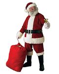 Rubies Costume Co Deluxe Ultra Velvet Santa Suit, Red/White, X-Large