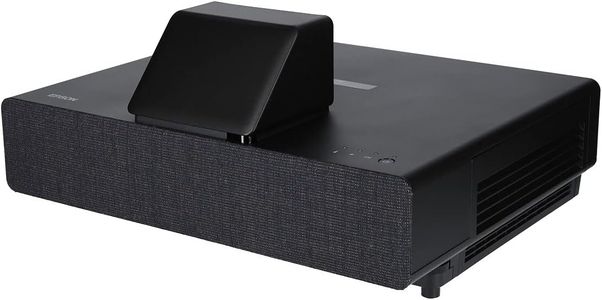 Epson EH-LS500B 4K PRO-UHD Laser Ultra Short Throw Projector, 130" Display – Black