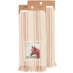 Primitives by Kathy Horse Kitchen Towel