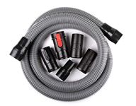 WORKSHOP Wet/Dry Vacs Vacuum Accessories, 1-7/8-Inch x 10-Feet Heavy Duty Contractor WS17823A Wet/Dry Vac Hose for Wet/Dry Shop Vacuums