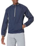 Charles River Apparel Men's Bunker Windshirt (Regular & Big-Tall Sizes), Navy/Grey, X-Large