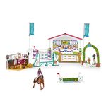 Schleich Horse Club, 36-Piece Playset, Horse Toys for Girls and Boys Ages 5-12, Friendship Horse Tournament