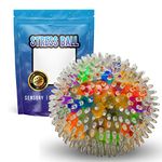 Gifton - DNA Stress Ball Spiky Water Beads - Sensory Toy Stretchy Fidget Pack Anxiety Squeeze Stress Relief Ball Novelty Gift for Boy Girl Kid Men Women Christmas Stocking Filler