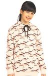 ARIEL Girls Cotton Hooded Sweatshirt(AR-GHood-P1-910-dolphinhoodie_Multicolor_9-10 Years) Multicolour